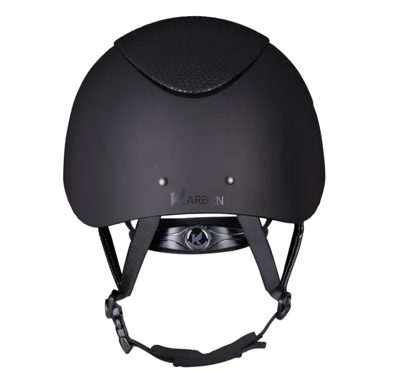 Karben Lorah Wide Peak Ellipse Riding Hat - Black-3